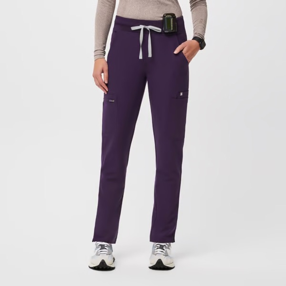 Figs Yola Skinny Scrub Pants - Purple